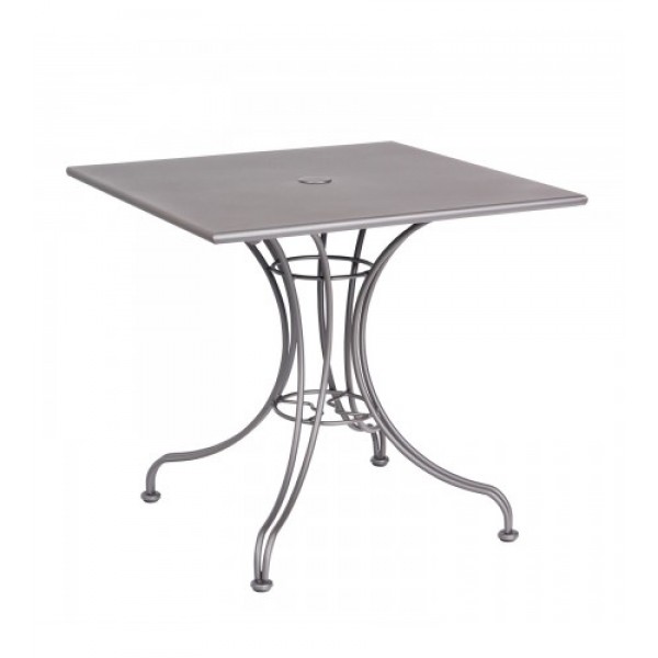 13l4sd30 30 square Solid Top Wrought Iron Commercial Restaurant Dining Cafe Table Ornate Base